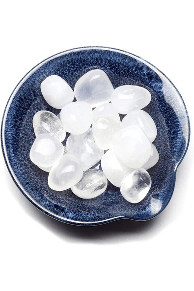 Sertifikalı Kristal Kuvars Taşı Doğal Taş Kütle – 3 Adet Parça Saf ve Şeffaf