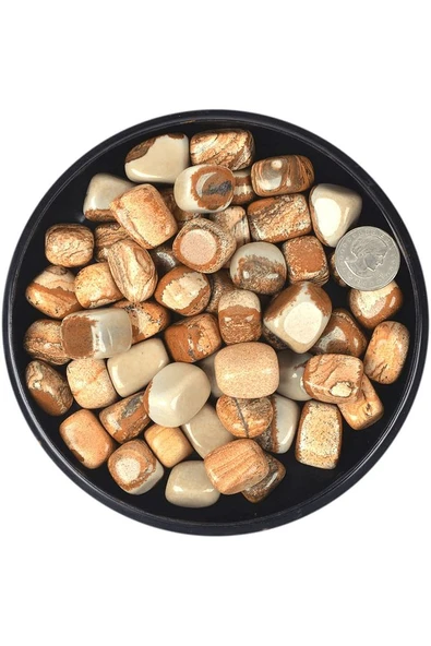 Sertifikalı Kahverengi Jasper Taşı Kütle 3’lü Set (25-30 mm) – Zihinsel Odaklanma Taşı - Resim 2