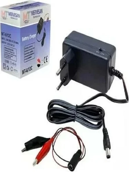 AKÜ ŞARJ ALETİ MERVESAN  6-12 VOLT 1 AMPER
