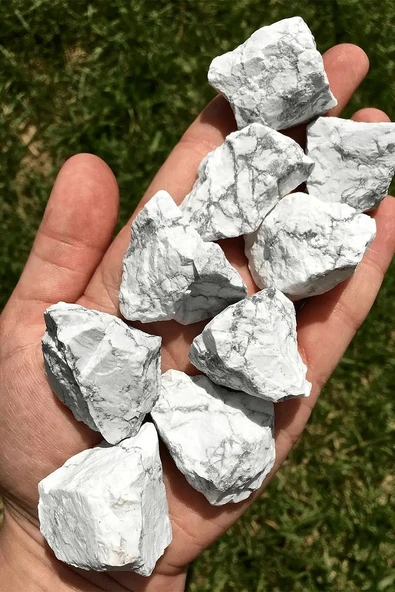 Sertifikalı Ham Işlenmemiş Doğal Havlit Taşı Kütle (3-4 Cm) - Resim 2