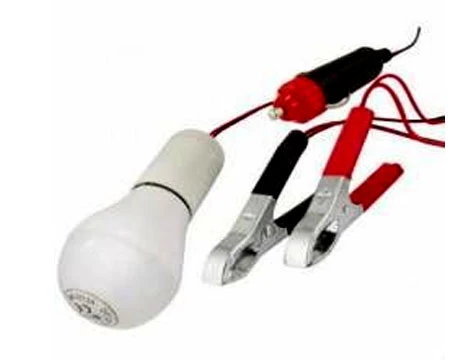 12 Volt  Çok Amaçlı Oto Seyyar Lamba Fişli ve Kıskaçlı - 2
