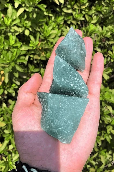 Sertifikalı Ham Doğal Aventurin Taşı Kütle (4-5 Cm) - Resim 5