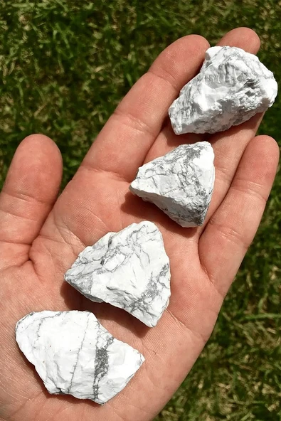 Sertifikalı Ham Işlenmemiş Doğal Havlit Taşı Kütle (3-4 Cm) - Resim 5