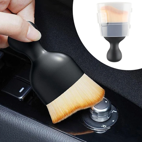 Mini Araç İçi Temizlik Fırçası Yumuşak Kıllı - 2