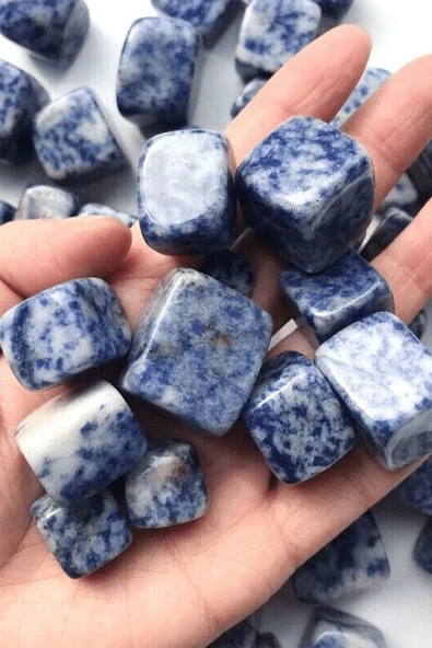 Sertifikalı Sodalit Taşı Doğal Taş Kütle (3 Adetli) - 3