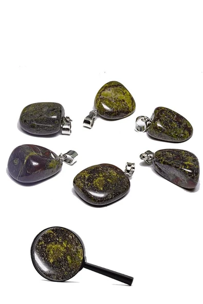 Sertifikalı Tımbıl Model Kan Taşı Kolye (HELİOTROP) - Resim 2