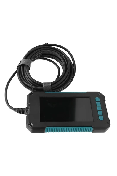 Ekranlı Çift Kameralı 10 Mt Hafıza Kart Destekli Sert Kablo Yılan Endoskop Kamera 5.5 Mm 4.3 Inc - 4