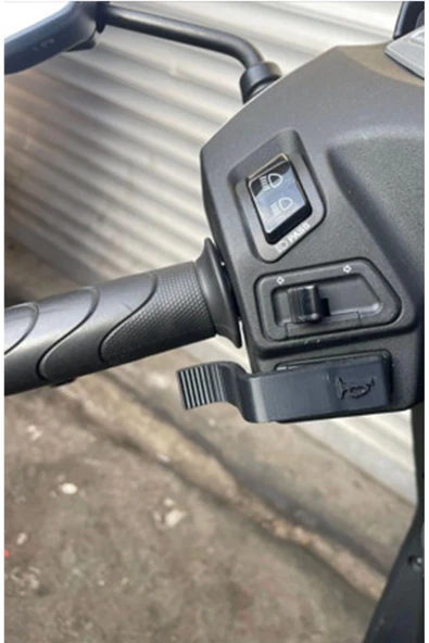 Honda Activa 125 Korna Düğmesi Uzatma Kolu - Özel 3d Tasarım - 2