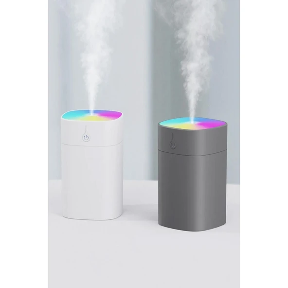 Ozmik SD09 Hava Nemlendirici Buhar Makinesi Ve Aroma Difüzörü H2O Humidifier 400 Ml Ultrasonik Siyah - 3