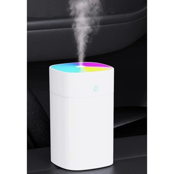 Ozmik SD09 Hava Nemlendirici Buhar Makinesi Ve Aroma Difüzörü H2O Humidifier 400 Ml Ultrasonik BEYAZ - 2