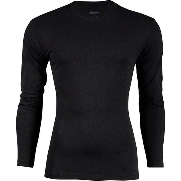 Yıldız 85 - 86 Erkek Likralı Uzun kol Bady Renkli  Gri 3XL - Resim 3