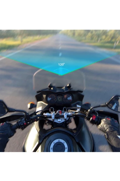 Bt16 Motosiklet Kask Bluetooth Kulaklık 2000 Mah Batarya 1080p Hd Kamera Intercom Kulaklık Su Geçirmez - 6