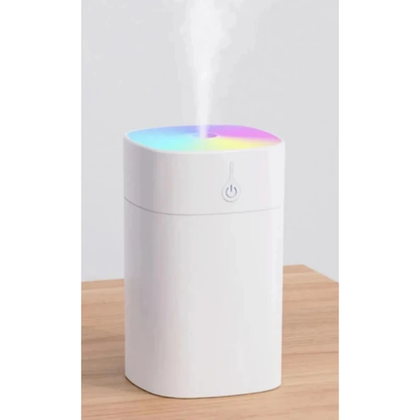 Ozmik SD09 Hava Nemlendirici Buhar Makinesi Ve Aroma Difüzörü H2O Humidifier 400 Ml Ultrasonik BEYAZ