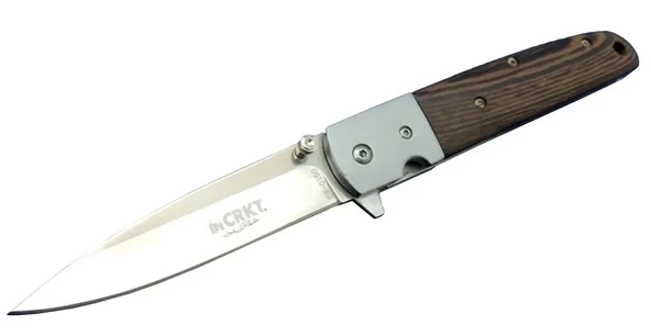 Cr 0150 Kamp Çakı 20,5 Cm - Ahşap Saplı, Yarım Otomatik, Kılıflı, Kutulu