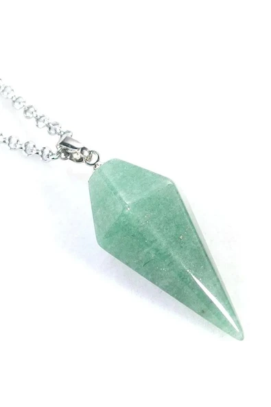 Aventurin Taşı Pandül Kolye - Resim 2