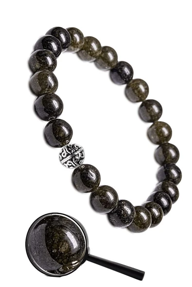 Sertifikalı Gümüş Aparatlı Doğal Jade - Ceyt Taşı Bileklik - Resim 2