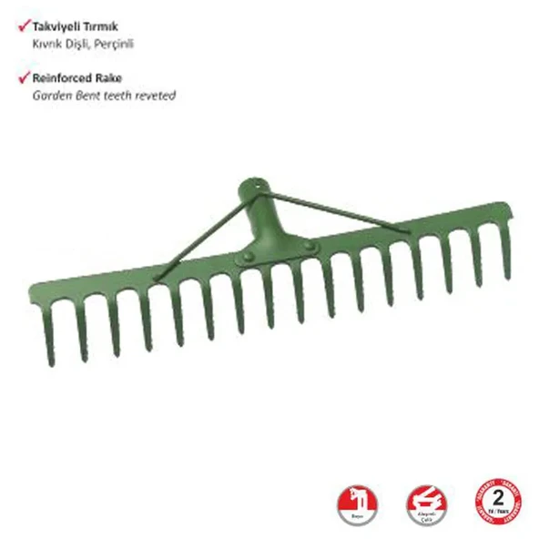Takviyeli Tırmık 12 Diş ürün görseli