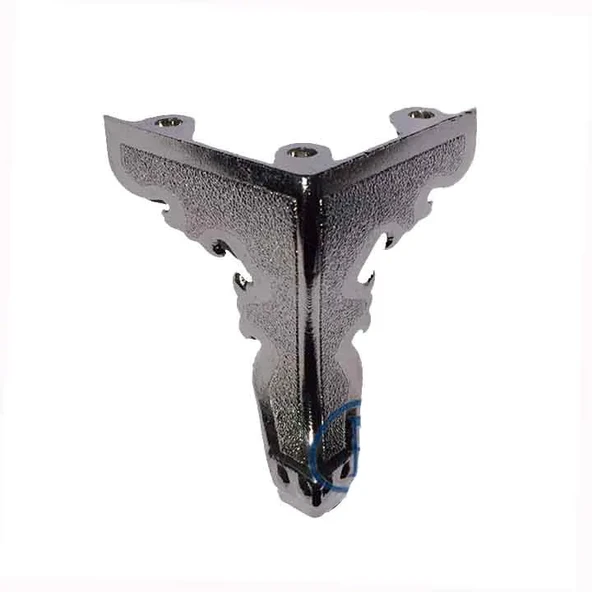 Kelebek Sandık Ayağı, Kutu Ayak 5,5 Cm - Nikel, 50 Adet ürün görseli