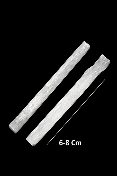 Sertifikalı Selenit Taşı Çubuk (6-8 Cm) - Resim 3