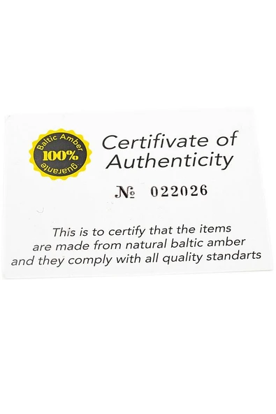 Üretici Sertifikalı Multicolor Doğal Damla Kehribar Taşlı Kolye - Resim 3