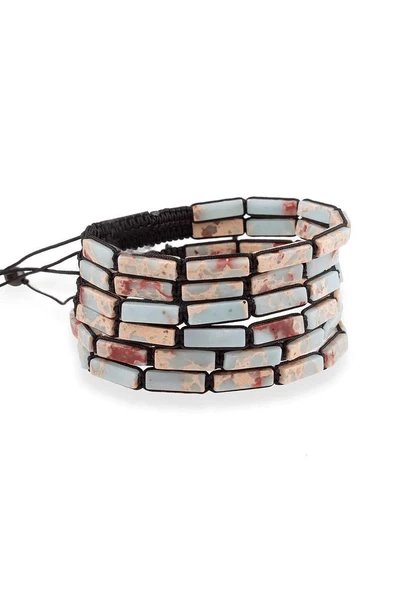 Sertifikalı Açık Mavi Varisit Taşı Doğal Taş Bileklik - Resim 4