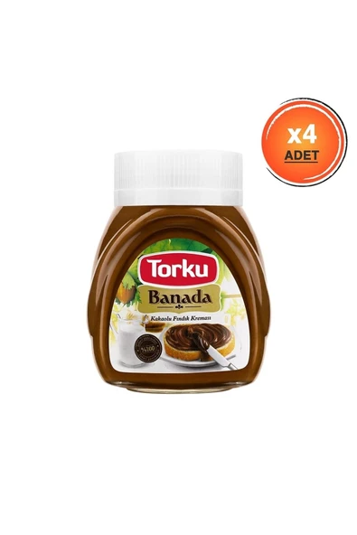 Banada Kakaolu Fındık Kreması Cam 4 X 700 G