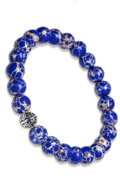 Sertifikalı Gümüş Aparatlı Mavi Varisit Taşı Bileklik - Resim 2