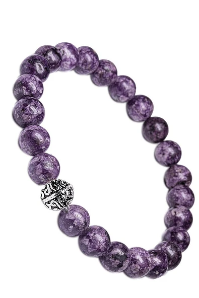 Sertifikalı Gerçek Çeroit Taşı Bileklik - Gümüş Aparatlı - Resim 2