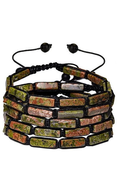 Sertifikalı Unakit Taşı Doğal Taş Bileklik (aaa Kalite) - Resim 2