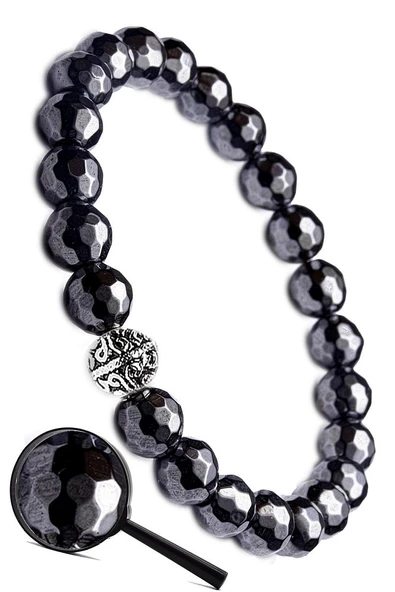 Sertifikalı Orijinal Terahertz Taşı Bileklik (fasetli) ürün görseli