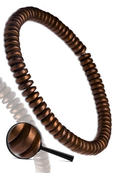 Sertifikalı Rose Aaa+ Rondela Hematit Taşı Bileklik - Kararmaz ürün görseli 1