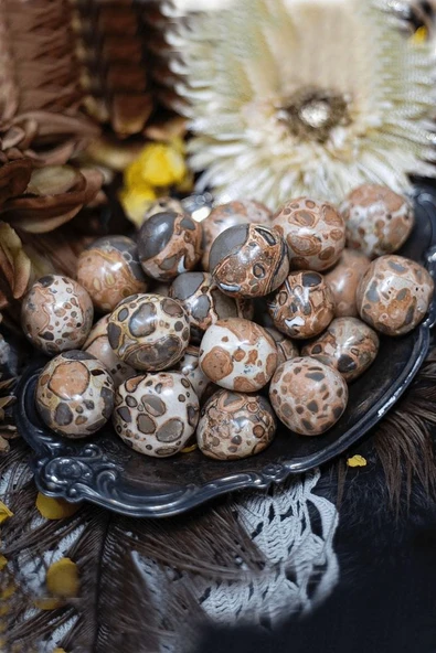 Sertifikalı Riyolit Taşı Kütle (leopardite) ürün görseli