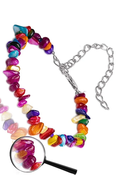 Sertifikalı Renkli Sedef Kırık Doğal Taşlı Bileklik 1.kalite (ABD) - Resim 2