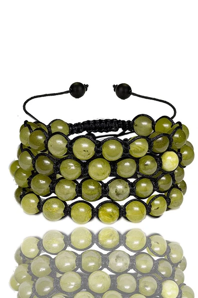 Sertifikalı Hakiki Doğal Yeşim Taşı Bileklik - 1.kalite - Resim 2