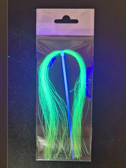 Eagenset Damla Poşet Çapari Simi 40 Metre Ultraviyole Uv Neon Fıstık Yeşili - 2