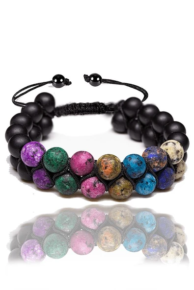 Sertifikalı Yay Burcu Doğal Taş Bileklik - Makrome - Resim 3