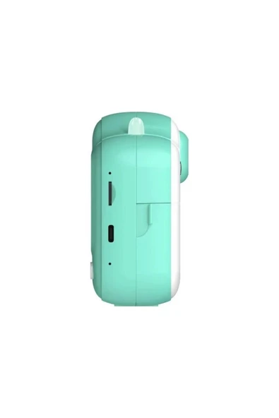 Dijital Video Kayıt Fotoğraf Çocuk Kamerası Anlık Termal Resim Kağıt Baskılı Mavi - Resim 5