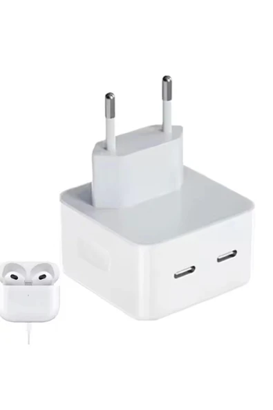 Usb Portu Hızlı Şarj Aleti Taşınabilir Pd 3.0 35w Cep Telefonu Şarj Adaptörü Usb-c Port - 3