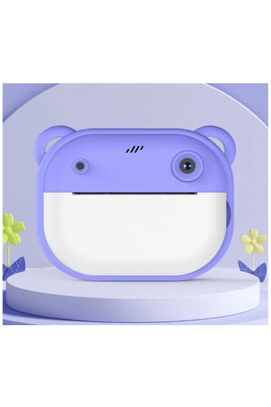 Dijital Video Kayıt Fotoğraf Çocuk Kamerası Anlık Termal Resim Kağıt Baskılı - Resim 4