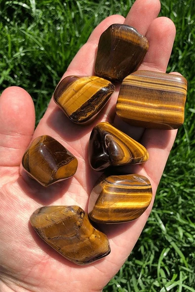 Sertifikalı İri Boy Kaplan Gözü Taşı Kütle (Brezilya) ürün görseli