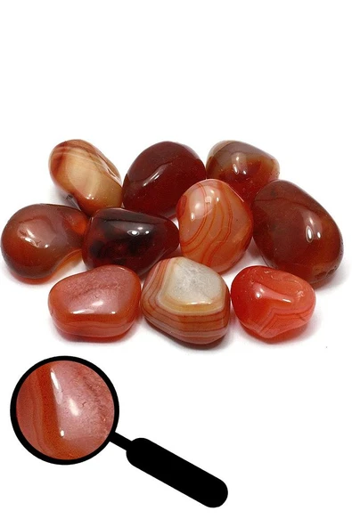 Sertifikalı Karneol - Karnelyan Akik Taşı Kütle - İri Boy ürün görseli