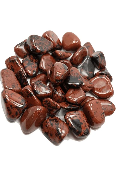 Sertifikalı Kahverengi Obsidyen Taşı Kütle - Resim 2