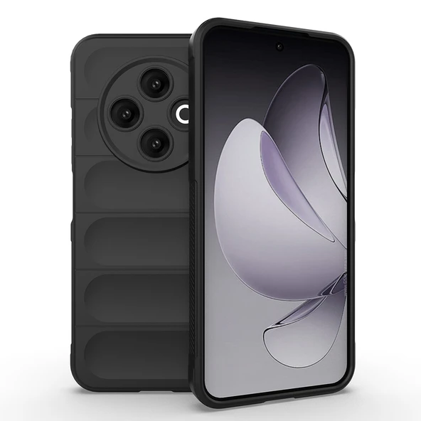 Tecno Spark 30C 4G Kılıf Esnek TPU Oyuklu Arka Yüzey Tasarımlı Etnik Silikon Kapak - Resim 5