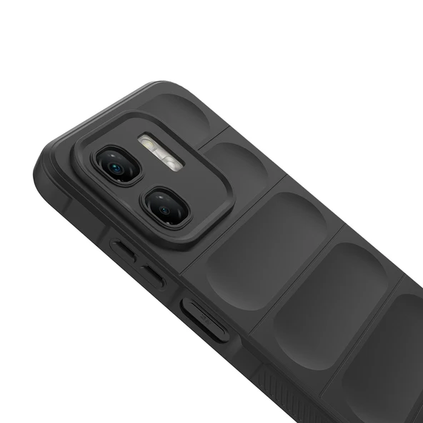 İnfinix Hot 50i 4G Kılıf Esnek TPU Oyuklu Arka Yüzey Tasarımlı Etnik Silikon Kapak - Resim 11