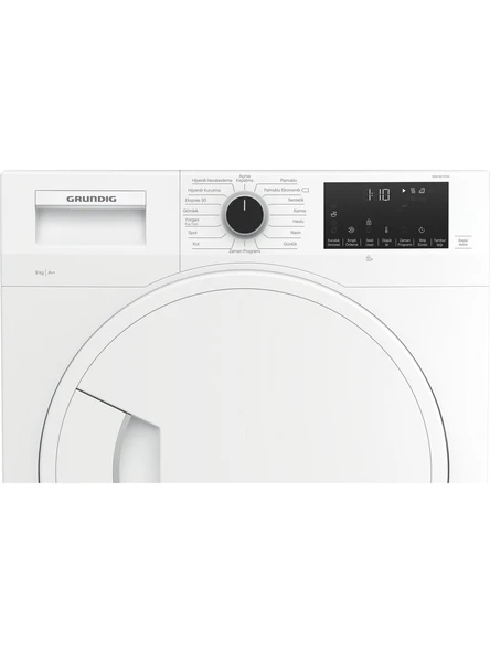 Grundig GDH 92 PCW 9 kg Çamaşır Kurutma Makinesi - Resim 5
