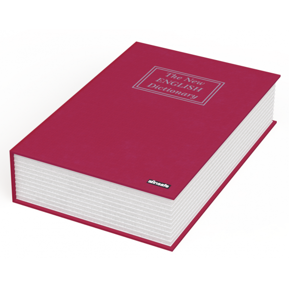 İnsafe Isc802b Büyük Boy Para Saklama Kasası - Kitap Şeklinde Gizli Kasa - 6