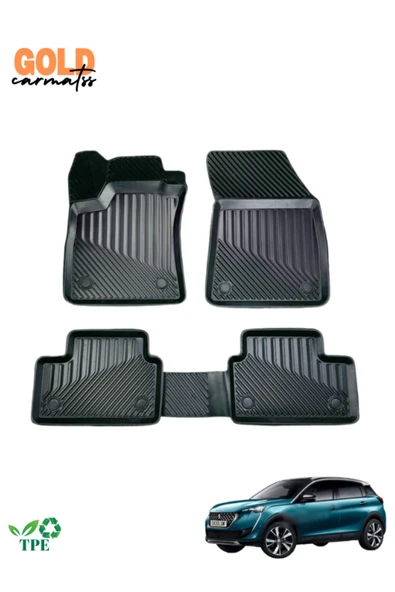 Black Gold Seat Arona 2017+ Araca Özel 3D Havuzlu Oto Paspas Mon