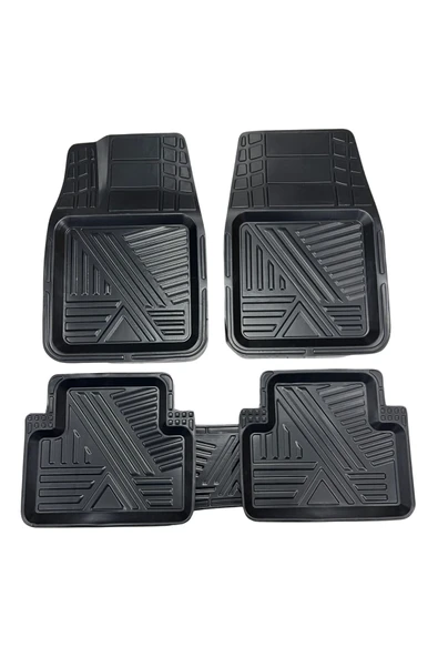 Black Gold Renault Megane 2 Hatchback 2002-2008 3D Derin Havuzlu Oto Paspas Blum
