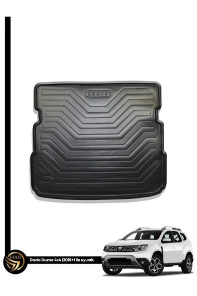 Gold Oto Aksesuar Dacia Duster 4x4 2018 Ve Sonrası Waterproof 3d Bagaj Havuzu Araca Özel Üretim