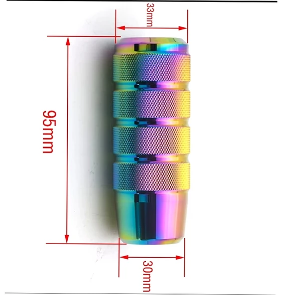 Bukalemun Vites Topuzu-9.5cm Alüminyum Baklalı Model-Spor Şık Tasarım